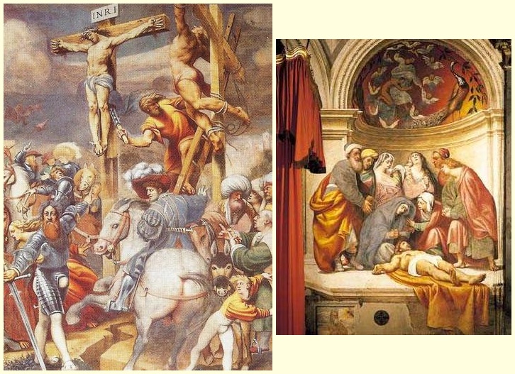 La Crocifissione E La Deposizione, Quadri Del Pordenone